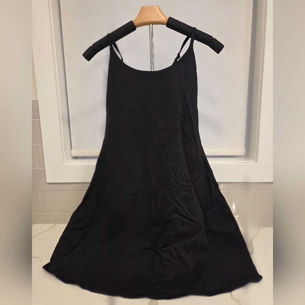 HALARA Black Slip Dress